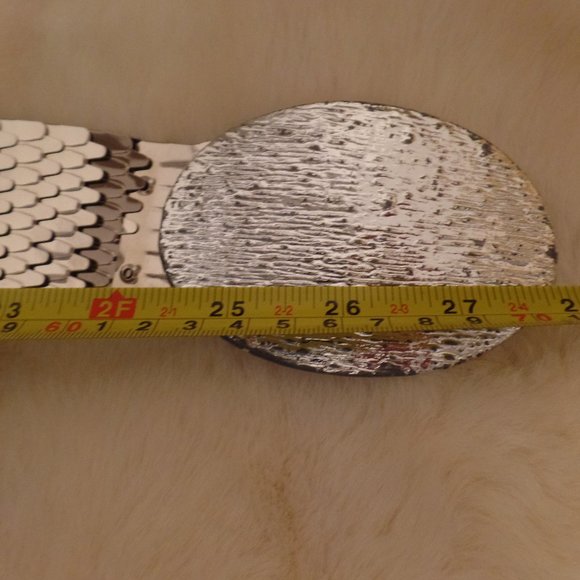 VTG Womens snake belt silver 621 - Picture 5 of 6